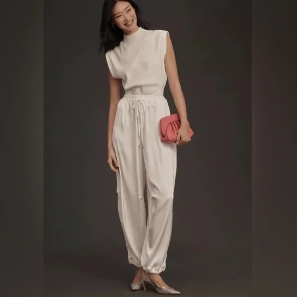 Maeve Silky Parachute Pants